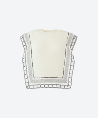 ＜AKIRANAKA (Women)＞Ｅｖａ　ｃｏｍｂｉ　ｋｎｉｔ　ＰＯ　ＷＨＢＫ
