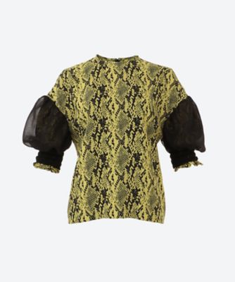 ＜AKIRANAKA (Women)＞Ｓｖｅｖａ　Ｌａｙｅｒｅｄ　ＴＰ　ｓｌｅｅｖｅ　ＰＯ　ＹＥ