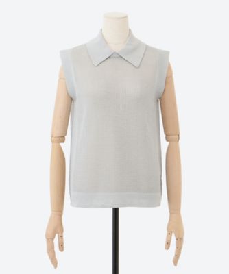 ＜rito structure (Women)＞メッシュニットトップス