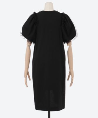 【値下げ】 × Simone Rocha オーガンジードレス　ワンピース Simone Rocha - Simone Rocha ビジュートリム ドレス 新品の通販