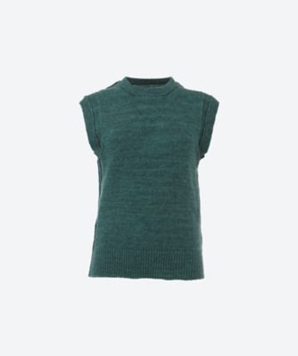 ＜IHNN (Women)＞ＲＥＣＹＣＬＥ　ＣＯＴＴＯＮ　ＫＮＩＴ　ＶＥＳＴ