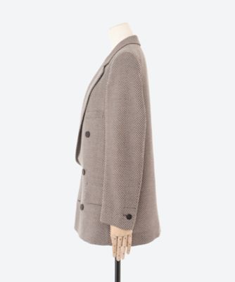 オーバーコート　overcort ノーカラージャケット　サイズ1 オーバーコート overcort ノーカラージャケット サイズ1