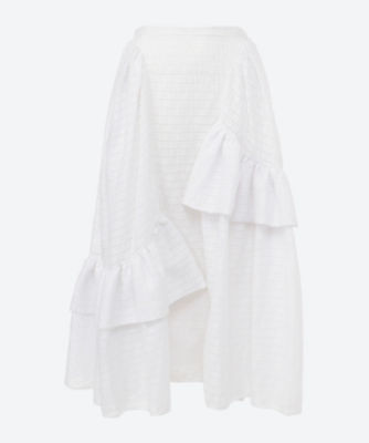 【SALE】バンセン スカート WHITE ロングスカート