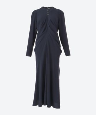 ＜AKIRANAKA (Women)＞Ｇｅｒｄ　ｄｒａｐｅ　ｄｒｅｓｓ　ＮＶ