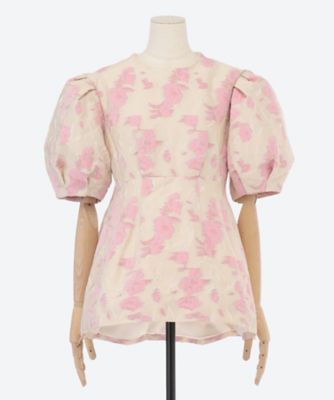 Ｆｌｏｗｅｒ　ｊａｃｑｕａｒｄ　ｔｏｐ