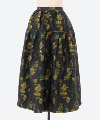 Ｆｌｏｗｅｒ ｊａｃｑｕａｒｄ ｓｋｉｒｔ | ファッション・服 | 三越 ...