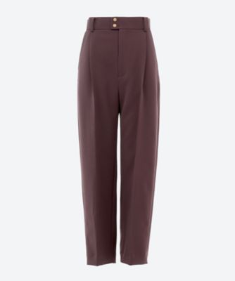 ＜leur logette (Women)＞Ｔｗｏ―ｗａｙ　ｓｔｒｅｔｃｈ　ｄｏｕｂｌｅ　ｏｘｆｏｒｄ　ｐａｎｔｓ