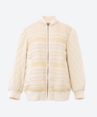 ＜leur logette (Women)＞Ｃｈａｔｅａｕ　ｊａｃｑｕａｒｄ　ｂｌｏｕｓｏｎ
