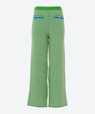 ＜leur logette (Women)＞Ｔｗｅｅｄ　ｗｏｏｌ　ｐａｎｔｓ