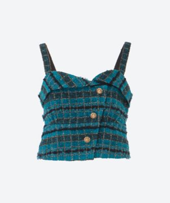 ＜leur logette (Women)＞ｔｗｅｅｄ　ｃａｍｉｓｏｌｅ