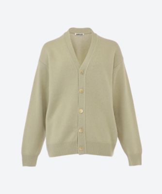 クリーニング済みオーラリーBABY CASHMERE KNIT CARDIGAN ベビーカシミヤ