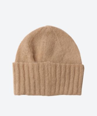 BRUSHED SUPER KID MOHAIR KNIT CAP