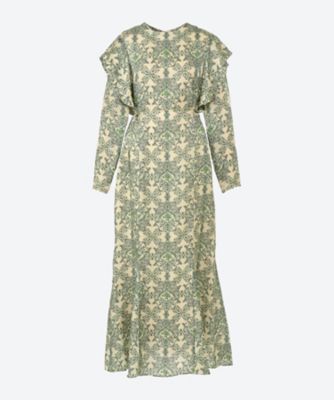 ＜leur logette (Women)＞Ｗａｌｌ　ｆｌｏｗｅｒ　ｄｒｅｓｓ