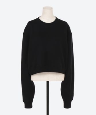 HYKE CROPPED SWEAT SHIRT スウェット - zuse.com