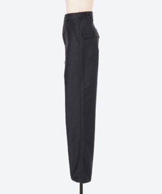 HYKEハイク BACK VENT PANTS バックスリットパンツ BACK SATIN BAKER PANTS | HYKE (Women