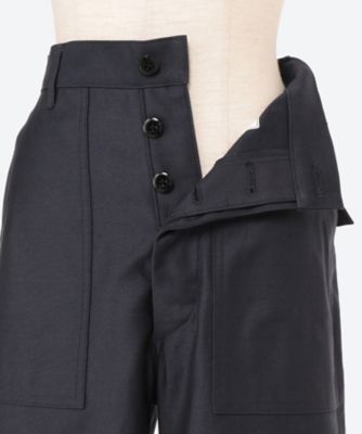 BACK SATIN BAKER PANTS | HYKE (Women