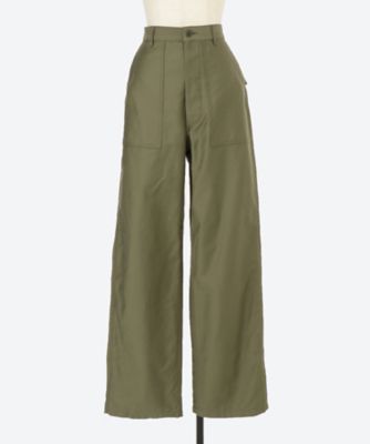 パンツ HYKE BACK SATIN BAKER PANTS BACK SATIN BAKER PANTS-バックサテンベイカーパンツ-HYKE