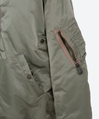 HYKE ハイク ブルゾン（その他） グレー 1(S位) 0351825M0130 TYPE MA―1 JACKET | HYKE (Women)/ハイク | 三越