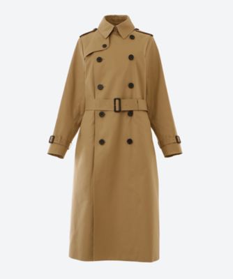 HYKE　 COTTON BELTEDTRENCH COAT47cm