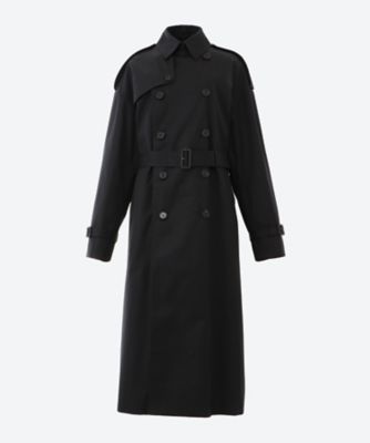 ＜HYKE (Women)＞ＴＲＥＮＣＨ　ＣＯＡＴ／ＢＩＧ　ＦＩＴ