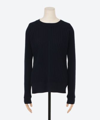 【2025年製 新品】 RIBBED WIDE SWEATER (Women)/ハイク HYKE | ジャケット・アウター