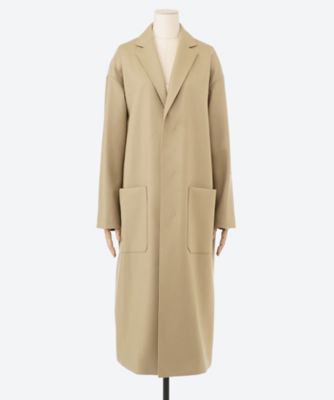 美品】【HYKE】【ハイク】WOOL SHOP COAT - ロングコート