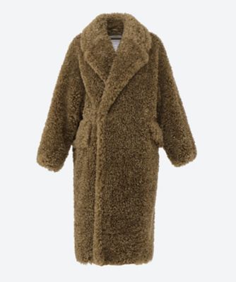 ＦＡＵＸ　ＳＨＥＡＲＬＩＮＧ　ＤＯＵＢＬＥ－ＢＲＥＡＳＴＥＤ　ＣＯＡＴ