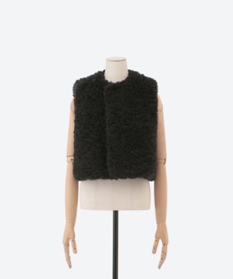 ＦＡＵＸ ＳＨＥＡＲＬＩＮＧ ＣＲＯＰＰＥＤ ＶＥＳＴ 