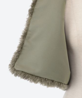 ＦＡＵＸ　ＳＨＥＡＲＬＩＮＧ　ＣＲＯＰＰＥＤ　ＶＥＳＴ
