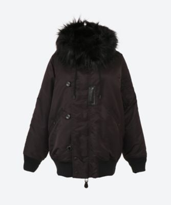 HYKE　TYPE N-2 JACKET(NAVY)中綿ですが暖かさは十分です