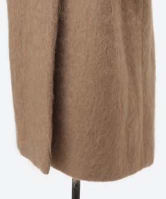 MOHAIR DOUBLE―BREASTED COAT | HYKE