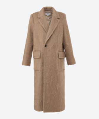 HYKE MOHAIR DOUBLE-BREASTED COAT