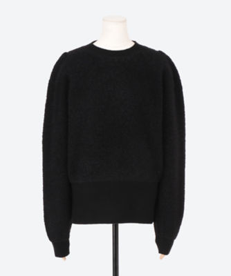 ALPACA SWEATER POWER SHOULDER