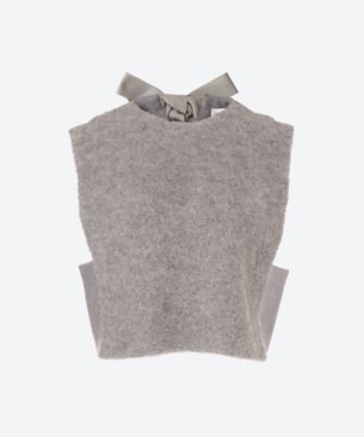 ＡＬＰＡＣＡ ＳＷＥＡＴＥＲ ＣＲＯＰＰＥＤ ＶＥＳＴ | ファッション