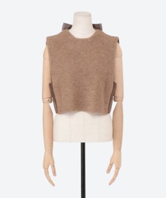 ＡＬＰＡＣＡ ＳＷＥＡＴＥＲ ＣＲＯＰＰＥＤ ＶＥＳＴ | ファッション