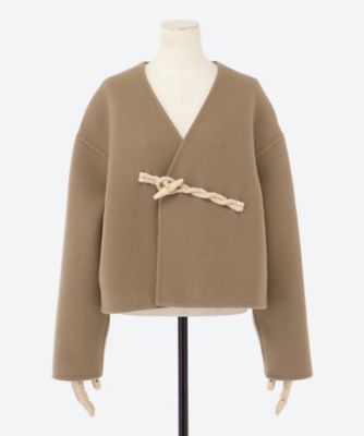 新品 ISETAN 別注 HYKE / DOUBLE FACE DUFFLE JACKET ハイク