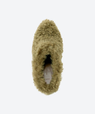 靴 HYKE FAUX SHEARING PUMPS HYKE＞FAUX SHEARLING WEDGE PUMPS | MAKES ONLINE STORE