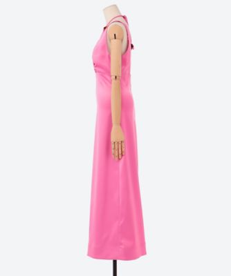 【GANNI】ピンクミニドレス Corsage Pink Sparkle Mini Dress | GANNI US