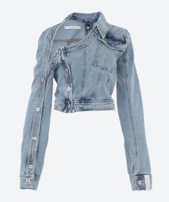 ＜ROKH (Women)＞ＡＳＹＭＭＥＴＲＩＣ　ＮＥＣＫ　ＪＡＣＫＥＴ