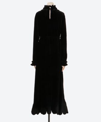 ホラーヴァキュイhorror vacui ワンピース COSIMA silk velvet dress | HORROR VACUI