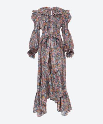 ＜HORROR VACUI (Women)＞ＤＥＦＥＮＳＩＡ　ｃｏｔｔｏｎ　ｄｒｅｓｓ