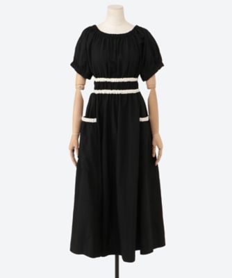 【関税込み】Molly Goddard ミディアムドレス Molly Goddard Emerald Dress | Shopbop