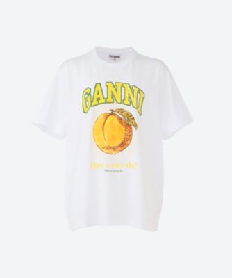 ＜GANNI (Women/大きいサイズ）＞Ｔシャツ