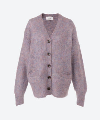 ＜AKIRANAKA (Women)＞Ｌｉｅｓ　ｓｈａｇｇｙ　ｋｎｉｔ　ｃａｒｄｉｇａｎ　ＰＵ