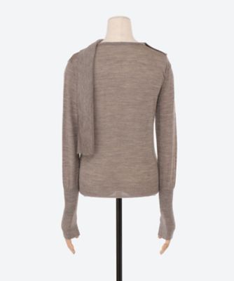 トップス AKIRANAKA Janie tie collar knit PO BE Janie tie collar knit PO BE | AKIRANAKA ONLINESTORE