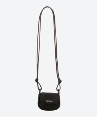 Ganni ガニー ノットミニバッグ knot bag (パリ現地購入） セール】GANNI ショルダーバッグ Knot Mini Flap Over ミニ