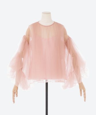 Chika Kisada フリルブラウス　ピンク Chika Kisada フリルブラウスピンク