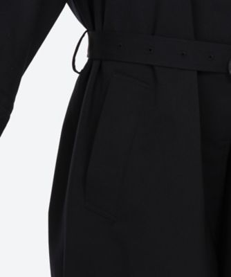 kaun　YOHEI OHNO メルトンコート 黒 ベルト付き コート OH―25A―CO1―B | YOHEI OHNO (Women)/ヨウヘイ