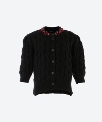 Simone rochaカーディガン Simone Rocha（シモーネロシャ）カーディガン ベージュ サイズ:S