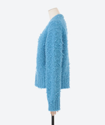 BABACO カーディガン babaco カーディガン Knit/Lurex Fabric Cardigan レディース